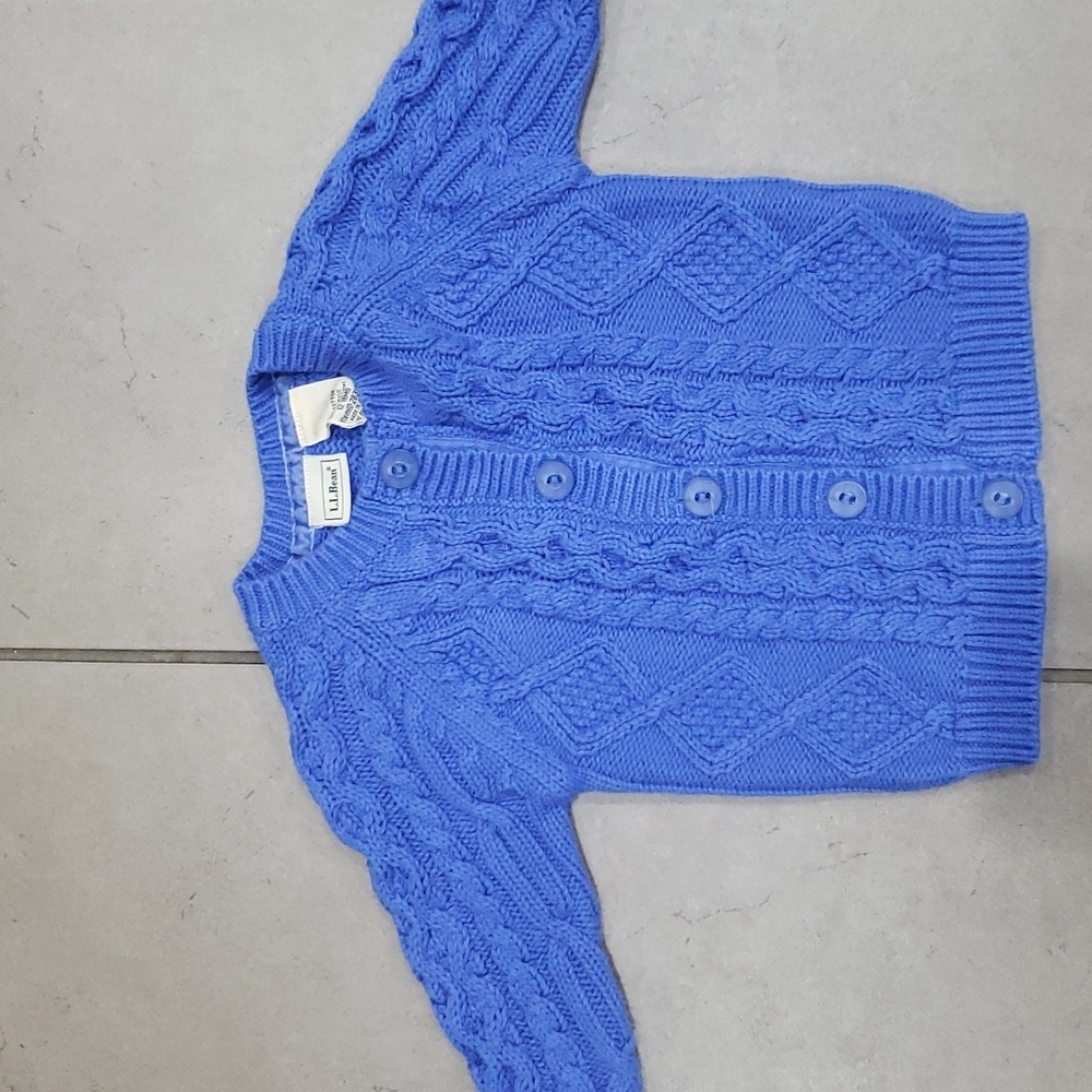 LL Bean girls sweater 12 -18 months
